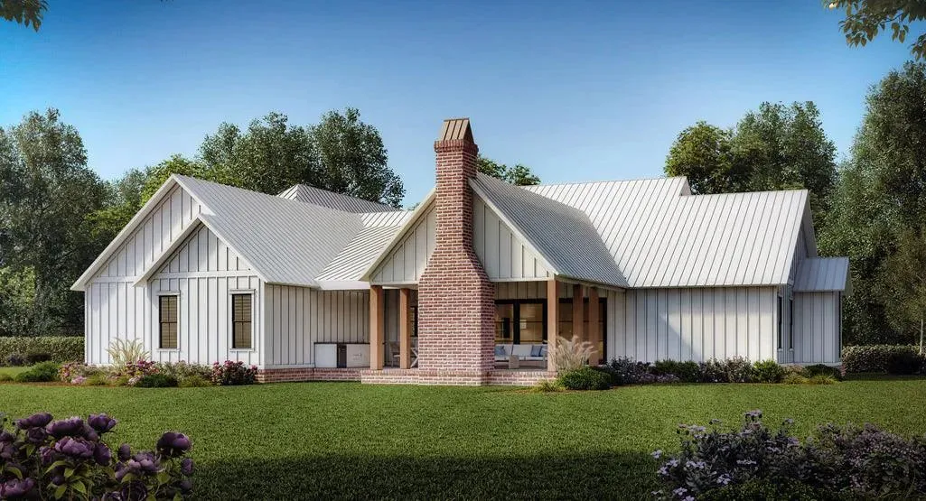 Stylish 4-Bedroom Home Plan with Bonus Room and Spacious Garage