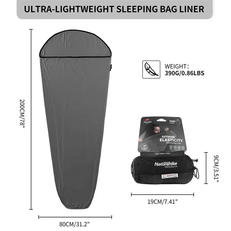 Super Elastic Mummy Sleeping Bag liner