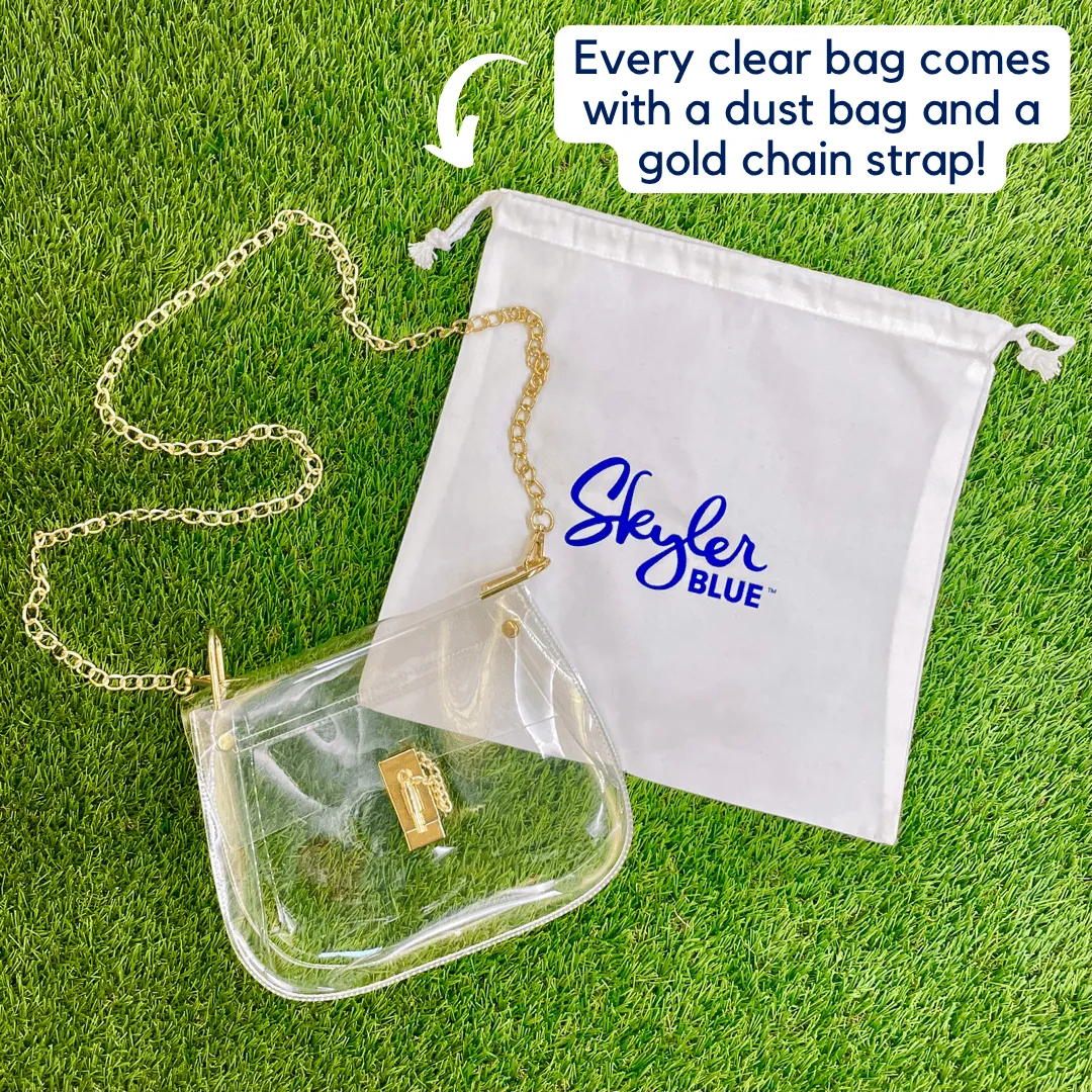 The Dome-Luv Ya Clear Medium Saddle Bag