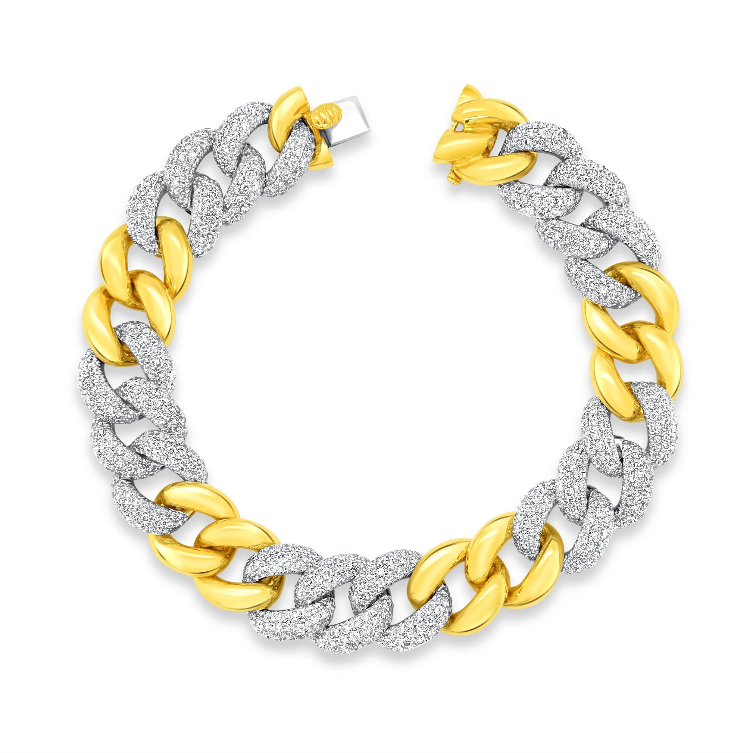Uneek Bracelet 18K White Gold, 18K Yellow Gold BR1962DC