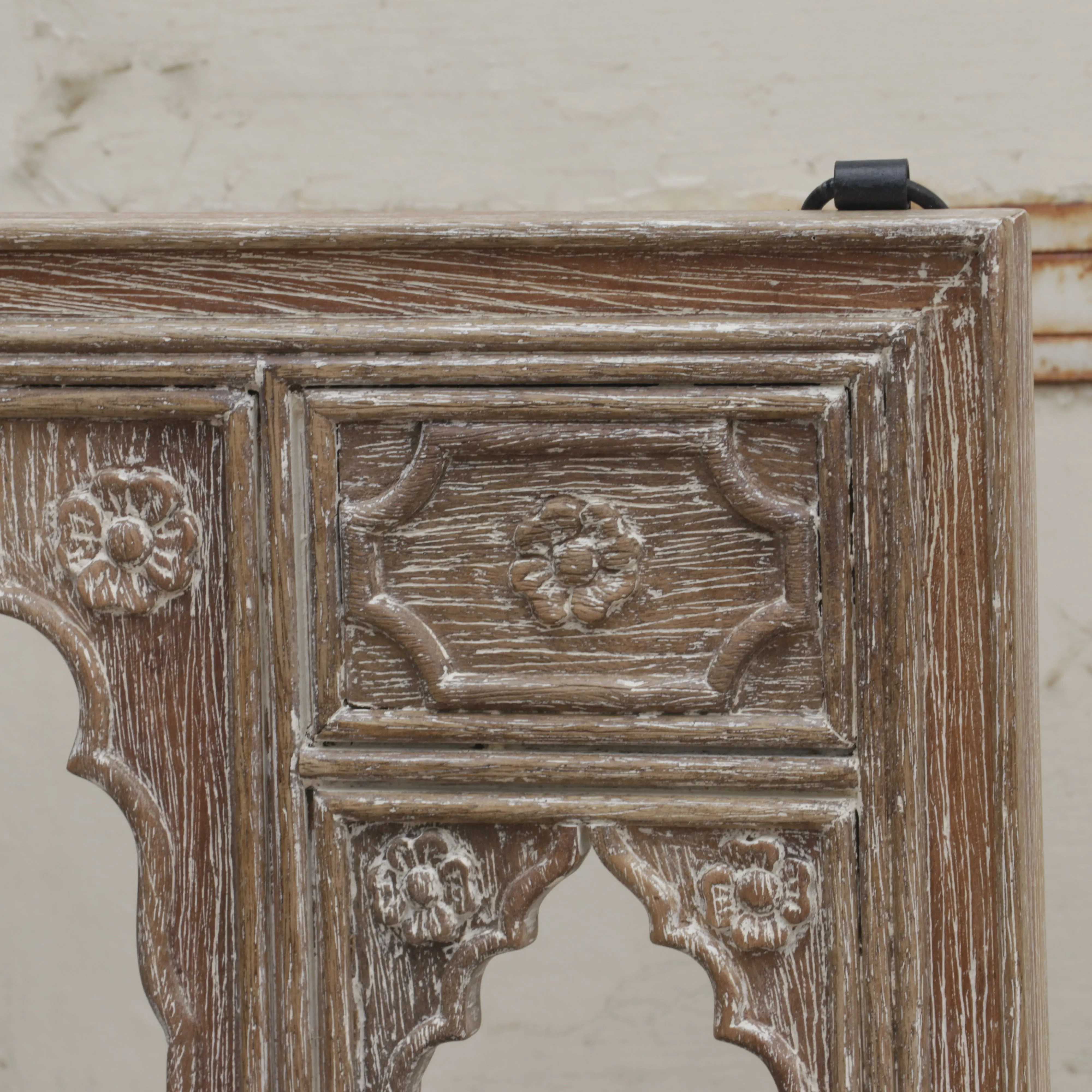 Unique Carved Heritage Finished Wooden Handmade Wall Mirror