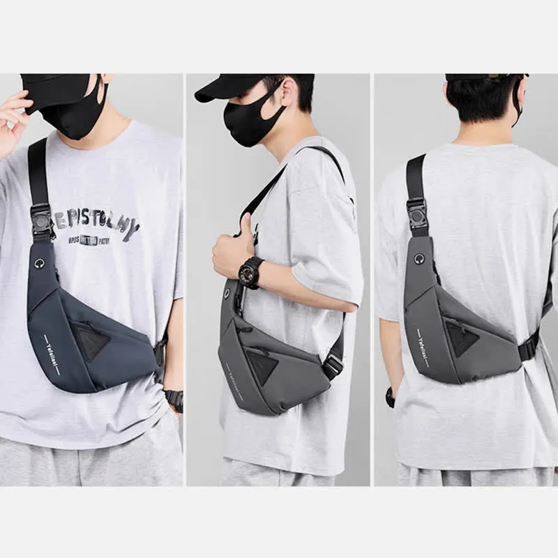 Unisex Lightweight Sling Bag Portable Travel Casual Crossbody Bag
