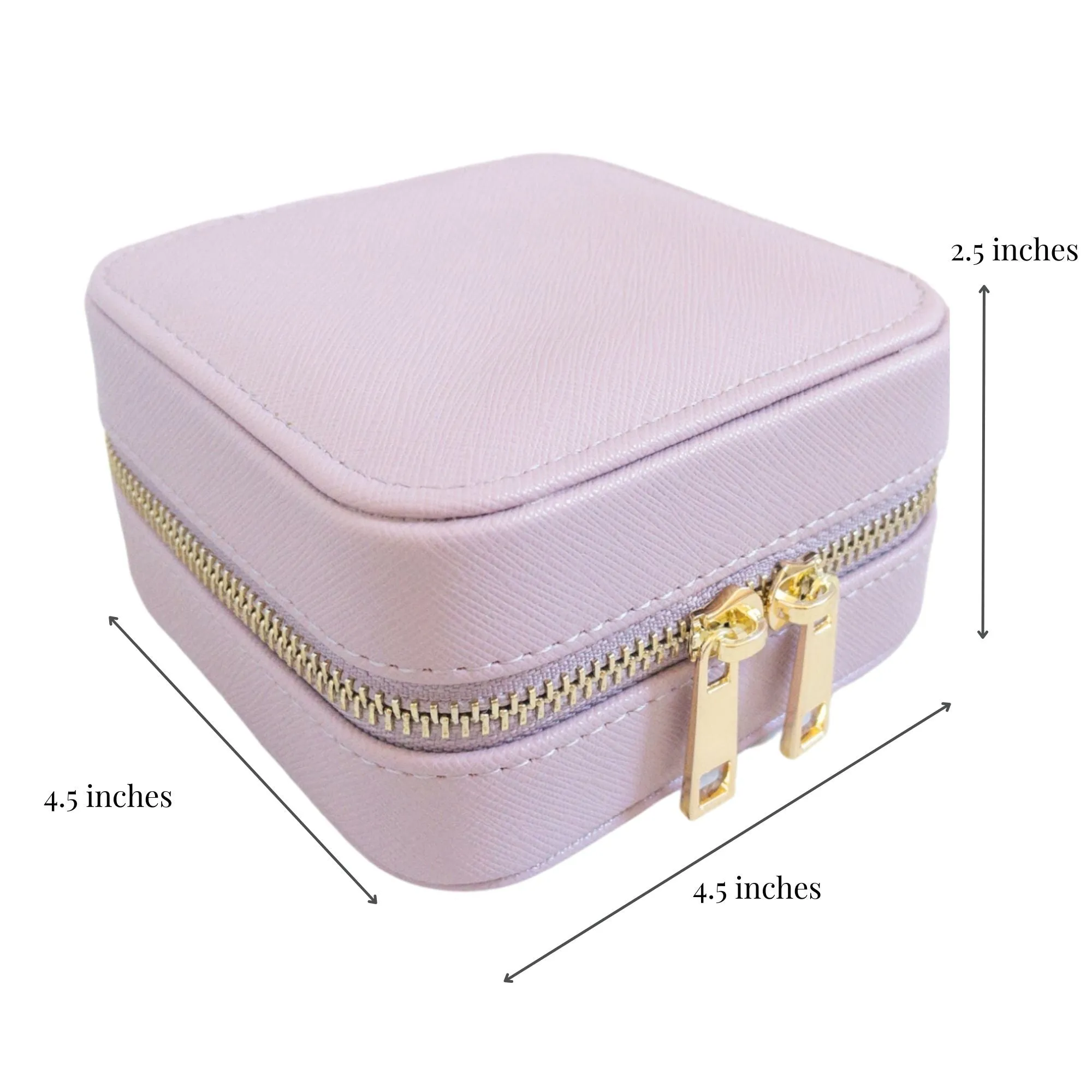 Vegan Leather Jewelry Organizer - Lilac Purple