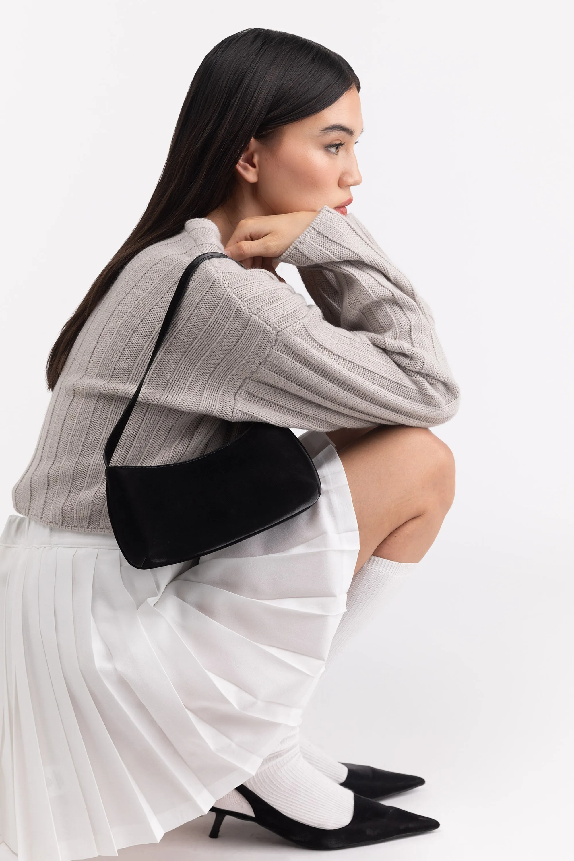 VELVET SHOULDER BAG