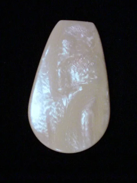 Vintage Pearl Celluloid Powder Rouge & Mirror Compact 1930's Rare
