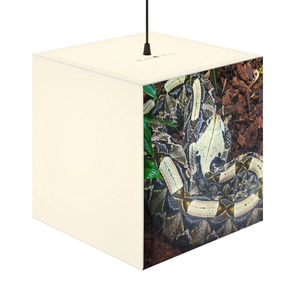 White Black Snake Light Cube Lamp