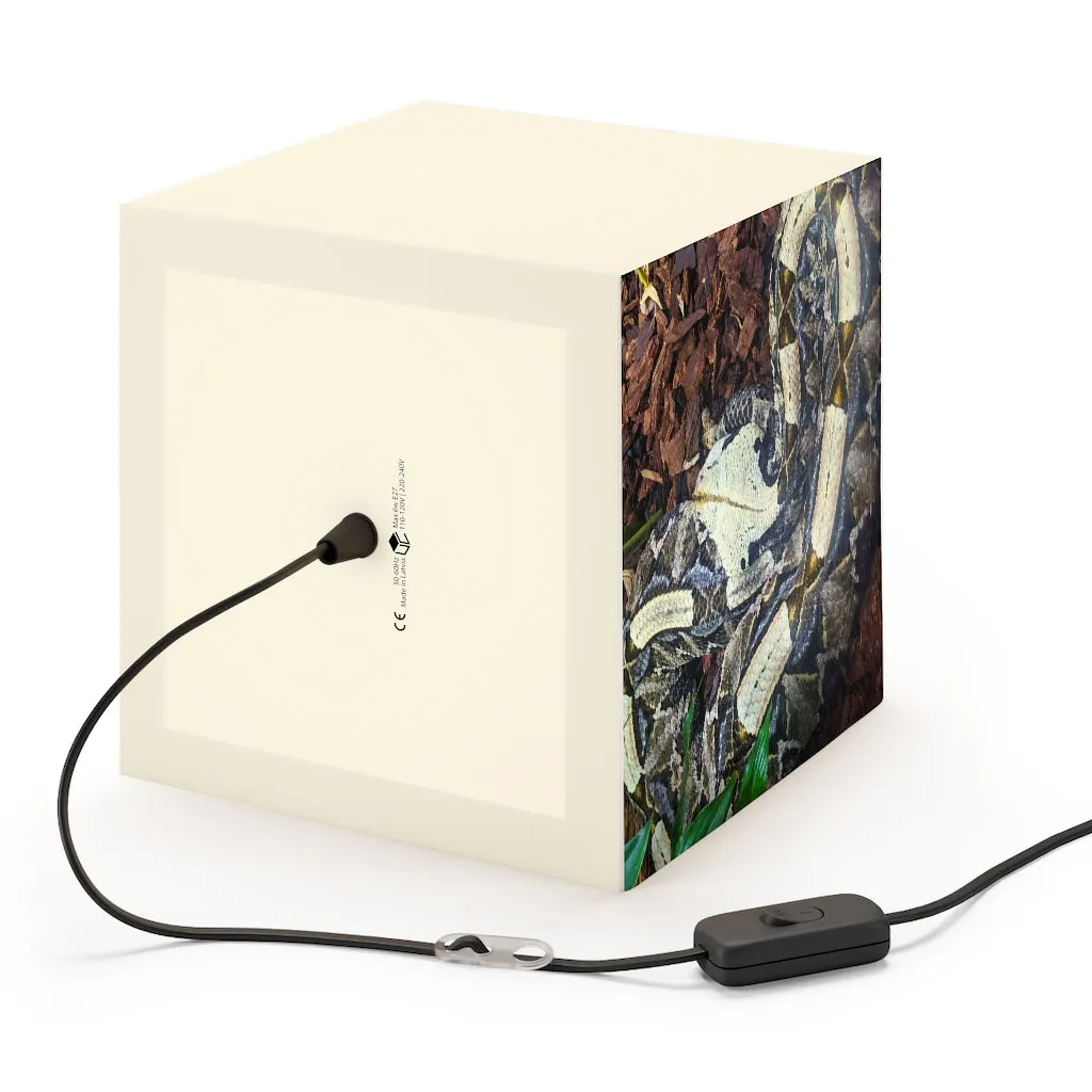White Black Snake Light Cube Lamp