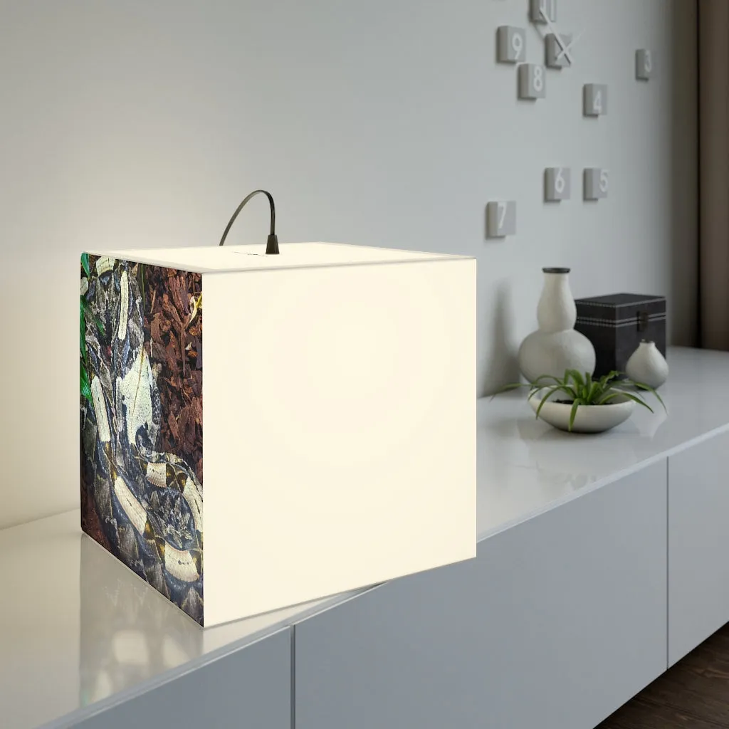 White Black Snake Light Cube Lamp
